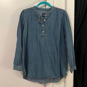 Gap Denim Painter’s Style Button Top Shirt — Size: M